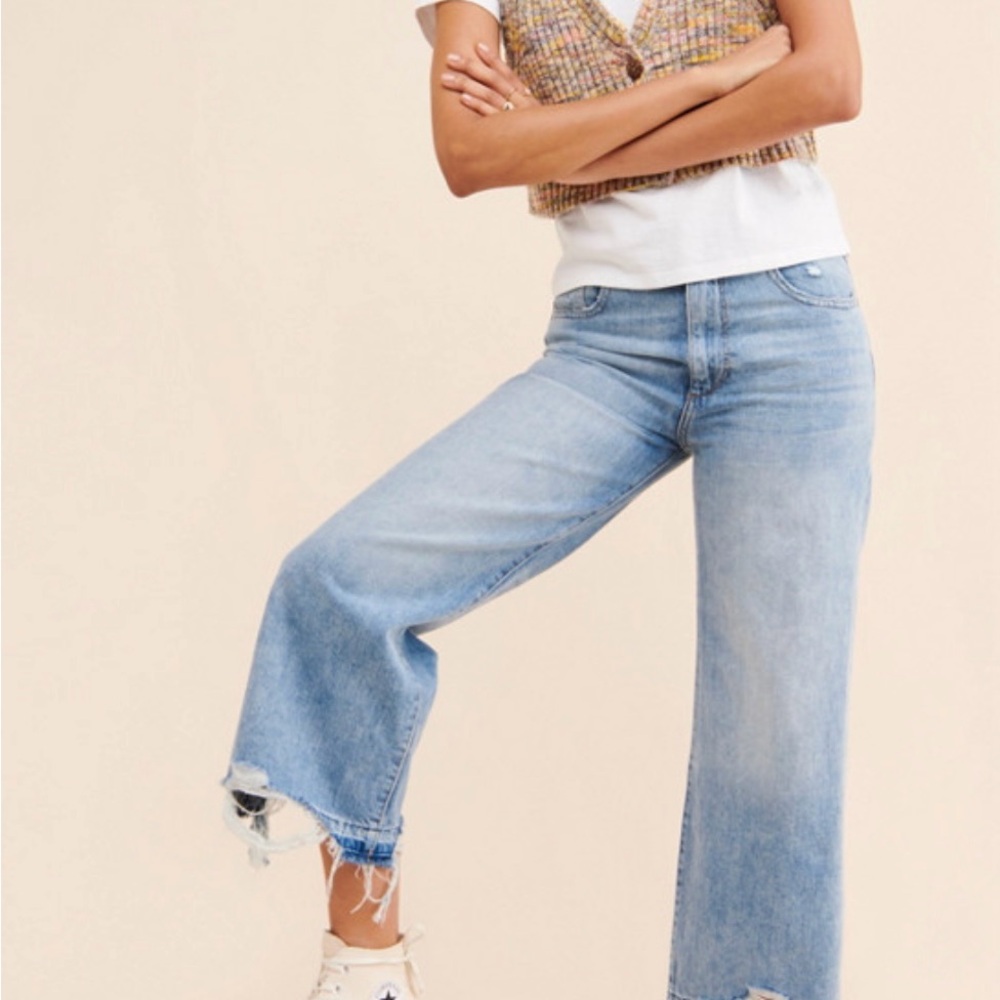 DL1961 Light Blue Flare Jeans